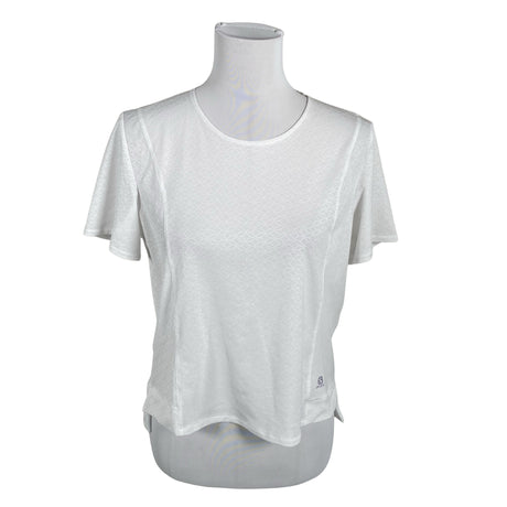 Unisex Salomon - Sports shirt, short sleeve, size 36 - White ()
