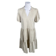 Unisex Part two - Tricot dress, size 38 - Beige ()