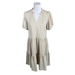 Unisex Part two - Tricot dress, size 38 - Beige (1)