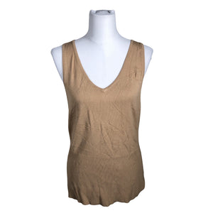 Unisex Your Face - Knit vest, size 40 - Beige (1)