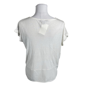 Unisex Esprit - Short-sleeved blouse, size 34 - White (2)