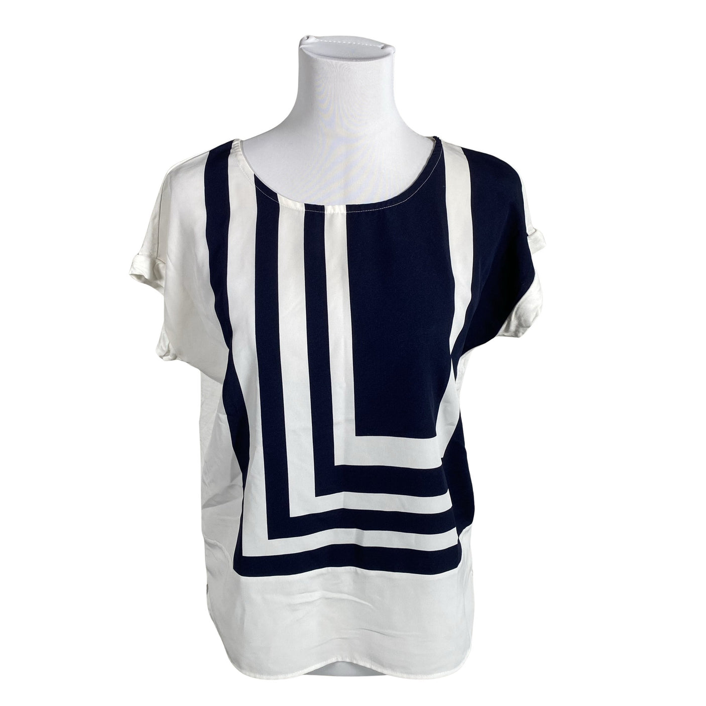 Unisex Esprit - Short-sleeved blouse, size 34 - White (1)