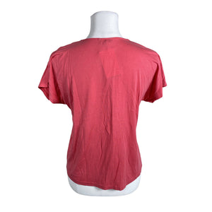 Unisex Massimo Dutti - Short-sleeved blouse, size 36 - Pink (2)