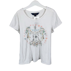 Unisex Polo Ralph Lauren - T-shirt, size 152 - 158 - White (1)