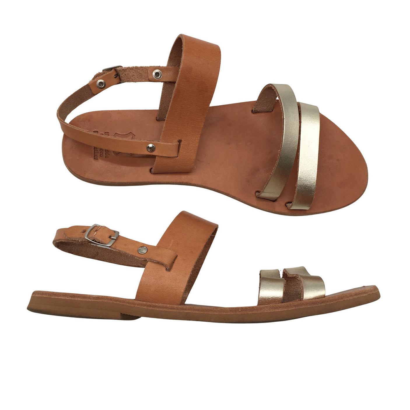 Unisex Handmade - Sandals, size 39 - Brown (1)