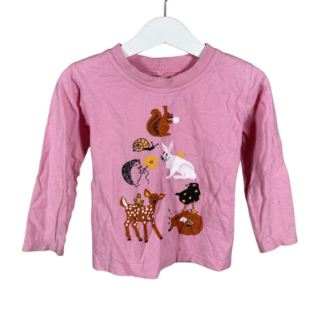 Unisex Outi Kiiala - Tricot shirt, size 116 - 122 - Light pink ()