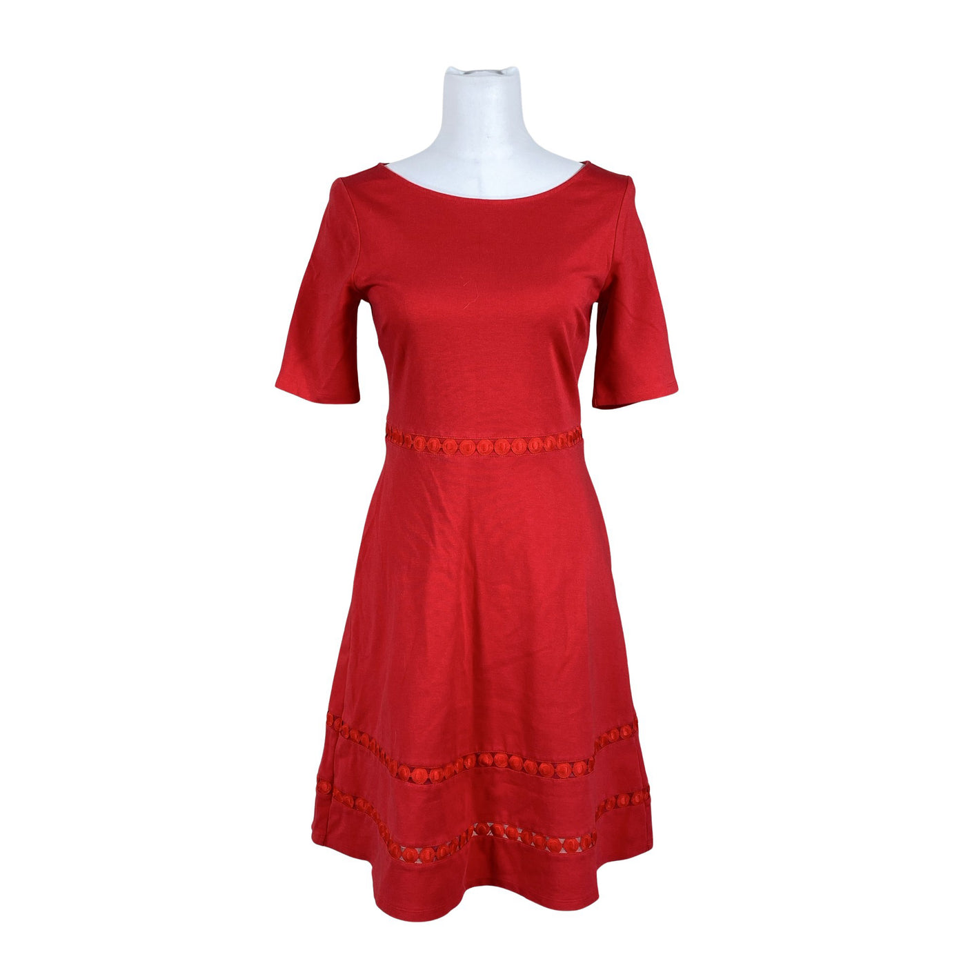 Unisex s.Oliver - Tricot dress, size 38 - Red (1)