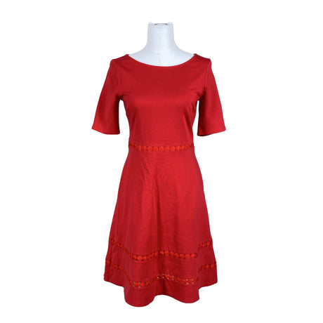 Unisex s.Oliver - Tricot dress, size 38 - Red ()