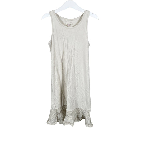 Unisex Creamie - Tricot dress, size 128 - 134 - Natural white ()