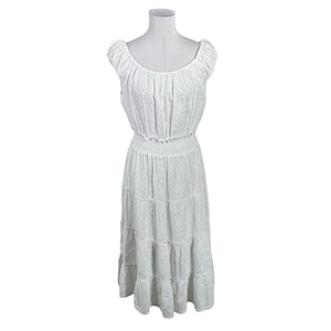 Unisex Andiata - Tricot dress, size 40 - White (1)