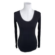 Unisex Noa Noa - Tricot shirt, size 38 - Black ()