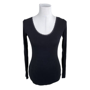 Unisex Noa Noa - Tricot shirt, size 38 - Black (1)