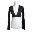 Unisex Oxmo - Knit bolero jacket, size 38 - Gray ()