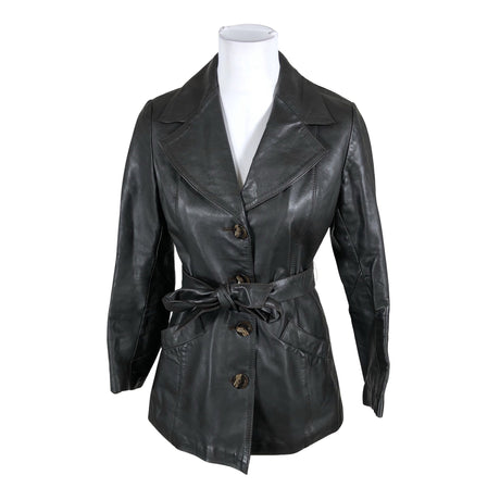 Unisex Friitala - Leather jacket, size 38 - Black ()
