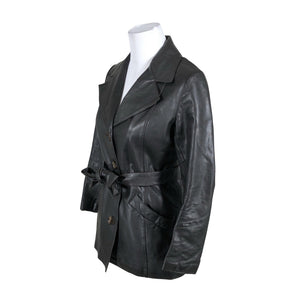 Unisex Friitala - Leather jacket, size 38 - Black (3)