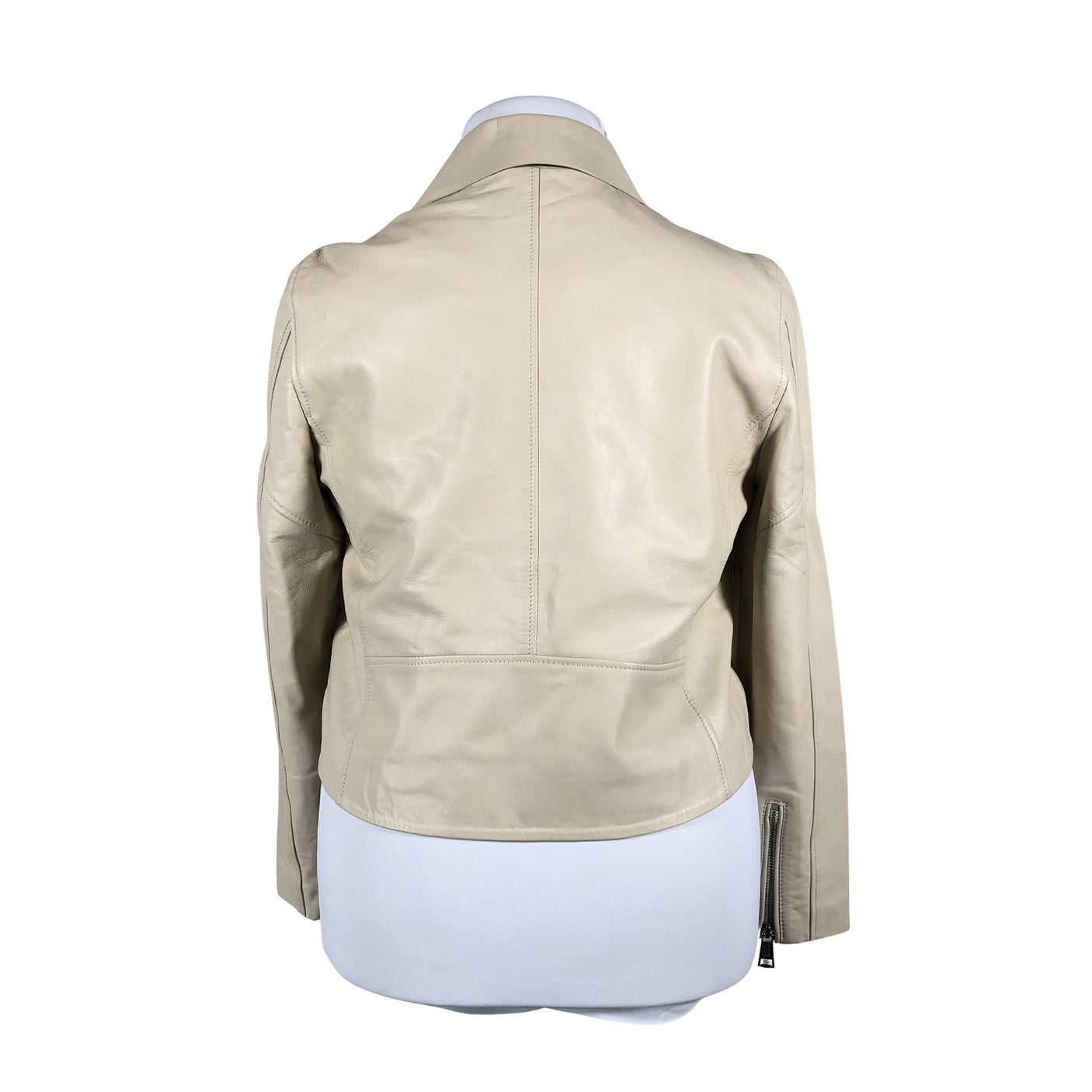 Unisex Simorra - Leather jacket, size 42 - Beige (3)