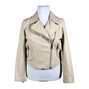 Unisex Simorra - Leather jacket, size 42 - Beige (1)