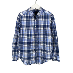 Unisex Ralph Lauren - Collared shirt, size 122 - 128 - Blue (1)