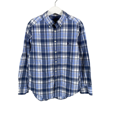 Unisex Ralph Lauren - Collared shirt, size 122 - 128 - Blue ()