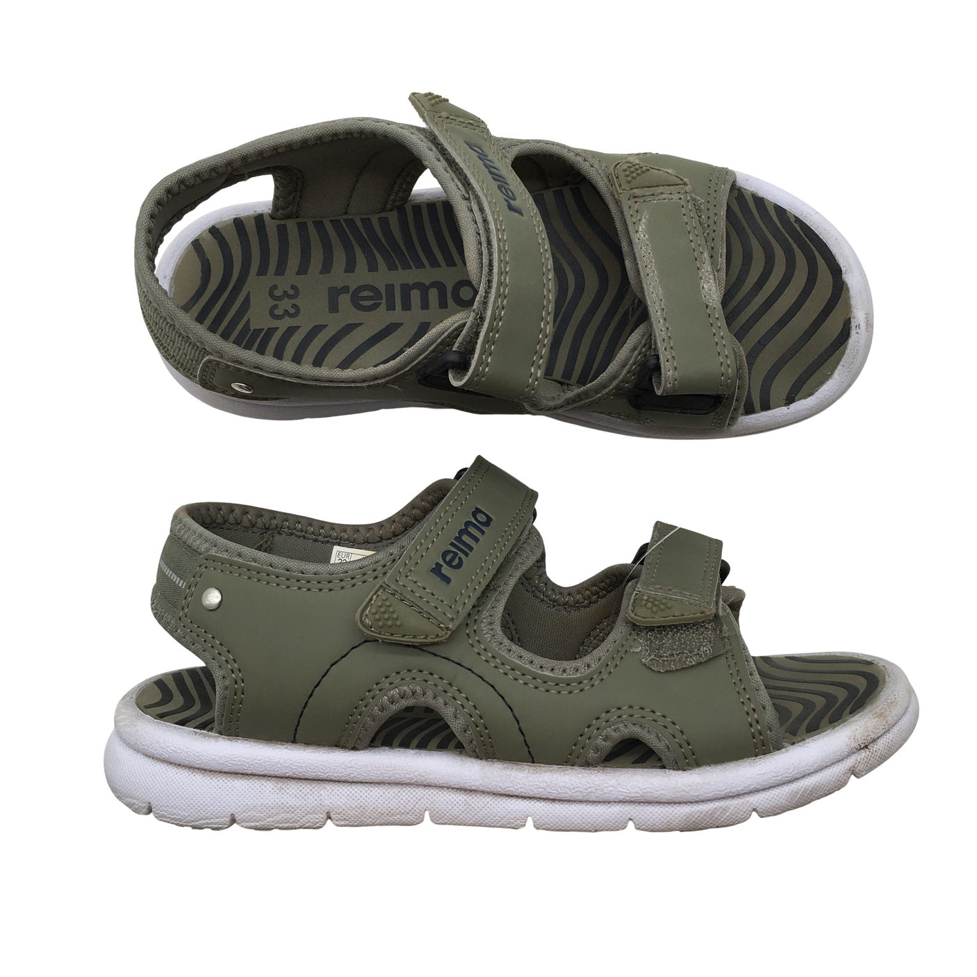 Unisex Reima - Sandals, size 33 - Green (1)