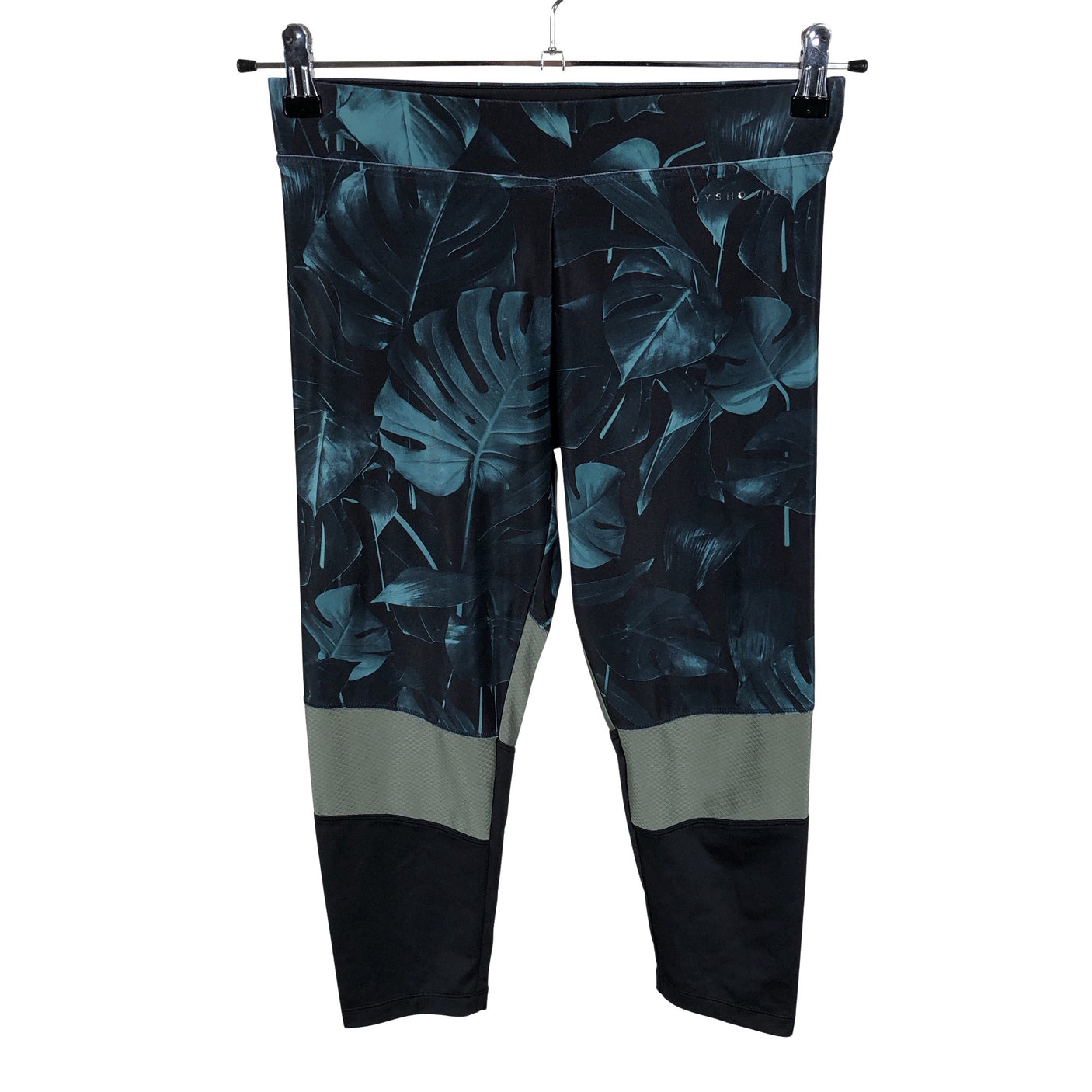 Unisex Oysho - Sports capri pants, size 38 - Green (1)
