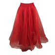 Unisex Muotikuu - Tulle skirt, size 38 - Red ()