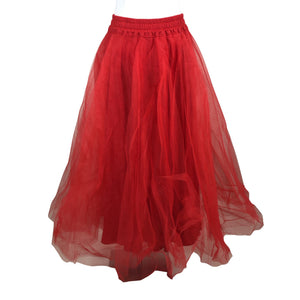 Unisex Muotikuu - Tulle skirt, size 38 - Red (1)