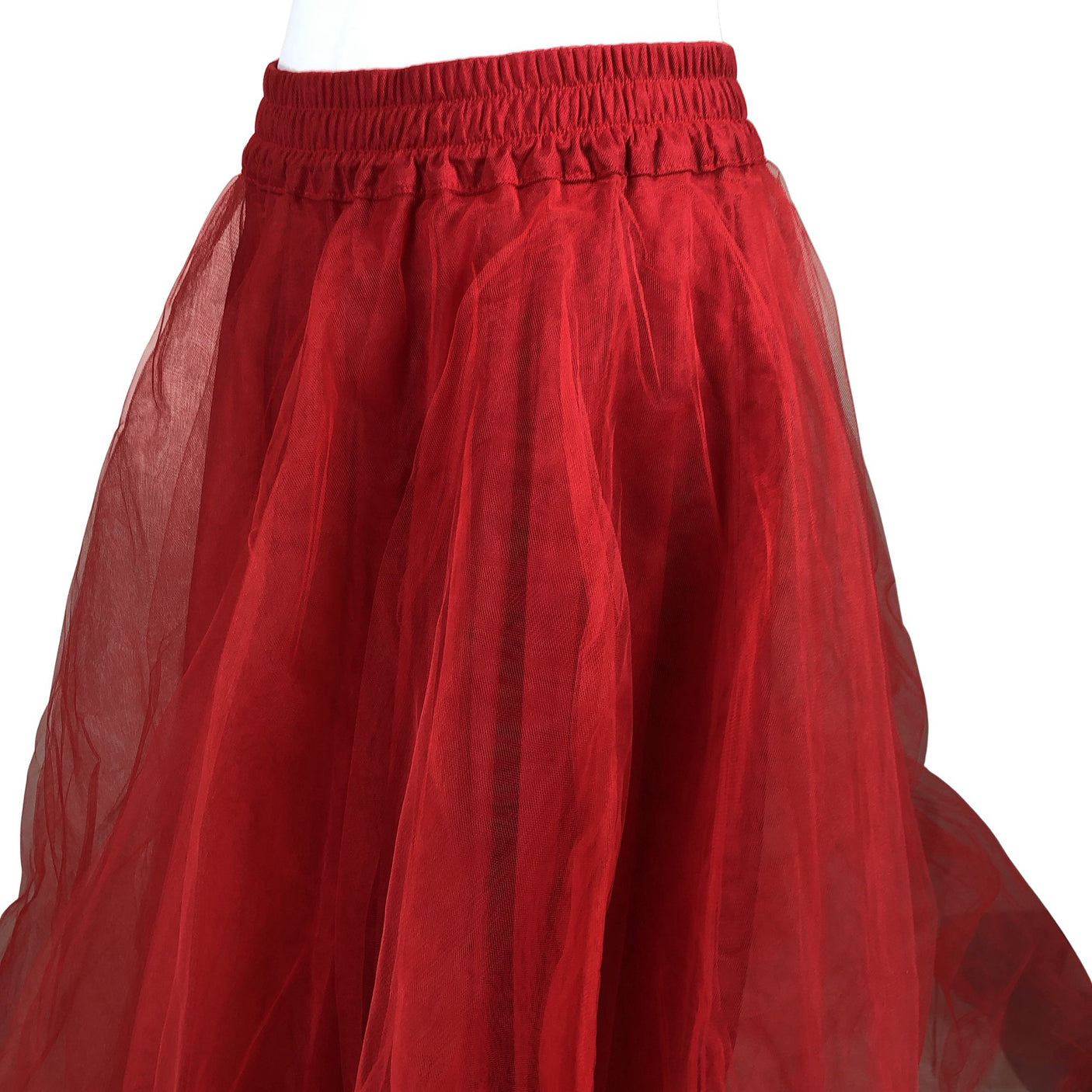 Unisex Muotikuu - Tulle skirt, size 38 - Red (2)