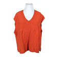 Unisex Samoon - Knit vest, size 52 - Orange ()