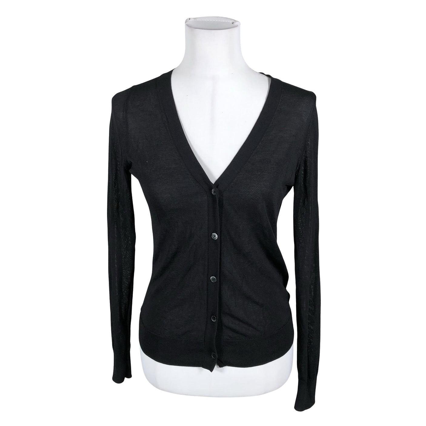 Unisex Uniqlo - Cardigan, size 36 - Black (1)