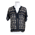 Unisex Part two - Short-sleeved blouse, size 36 - Blue ()