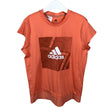 Unisex Adidas - Sports shirt, short sleeve, size 146 - 152 - Orange ()