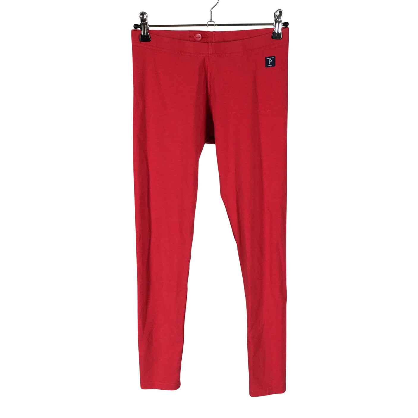 Unisex Polarn O. Pyret - Leggings, size 146 - 152 - Red (1)