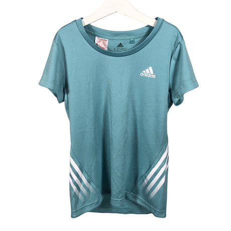 Unisex Adidas - Sports shirt, short sleeve, size 146 - 152 - Green ()
