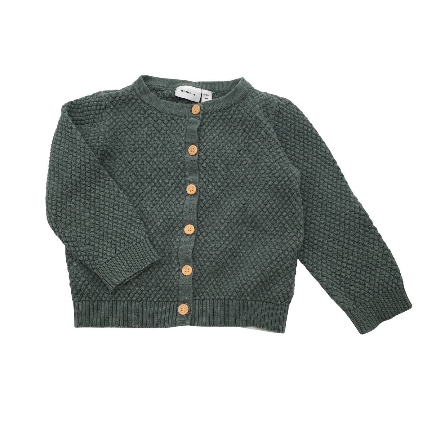 Unisex Name It - Cardigan, size 68 - 74 - Green (1)