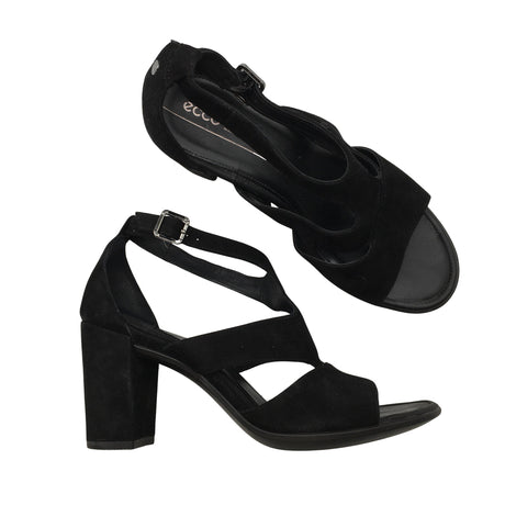 Unisex Ecco - Heeled sandals, size 39 - Black ()