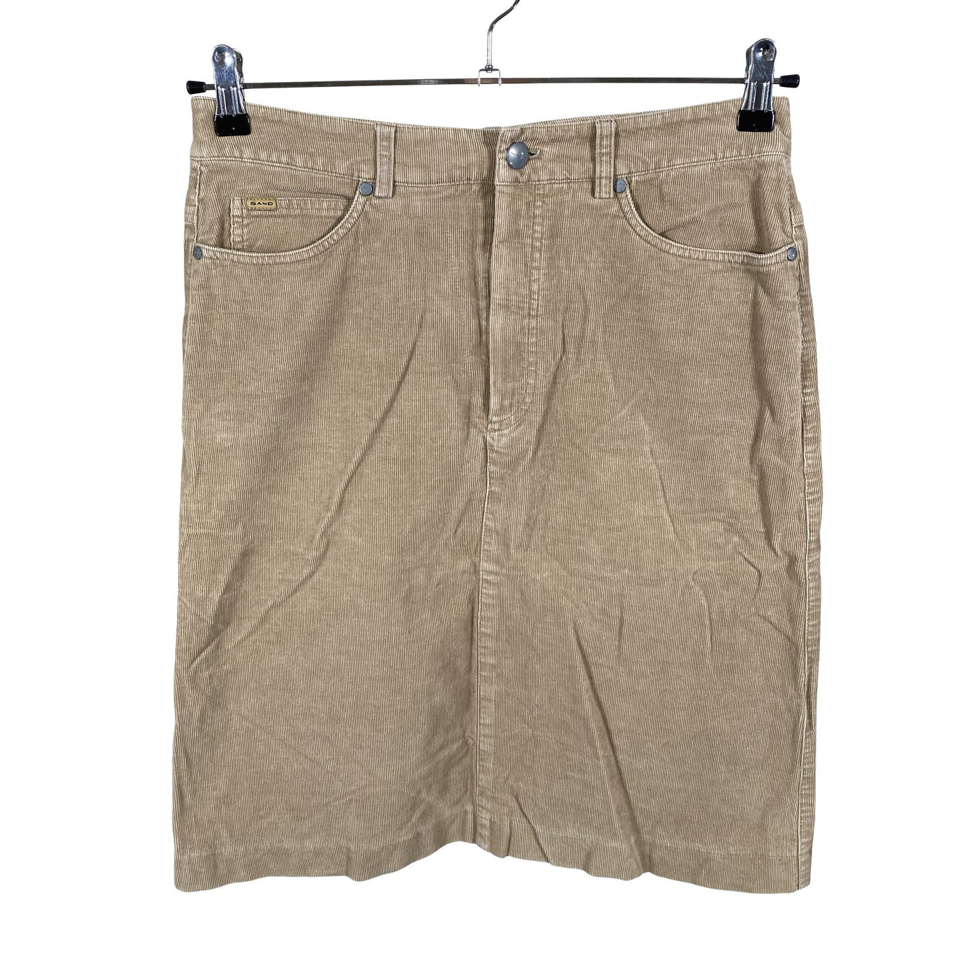 Unisex Sand - Denim skirt, size 38 - Brown (1)