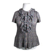 Unisex Kriss - Short-sleeved blouse, size 42 - Gray ()