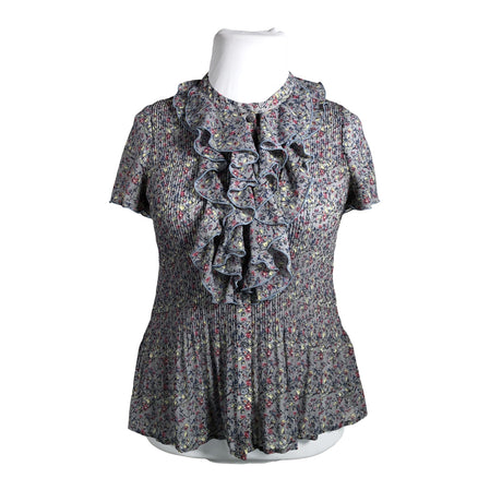 Unisex Kriss - Short-sleeved blouse, size 42 - Gray ()