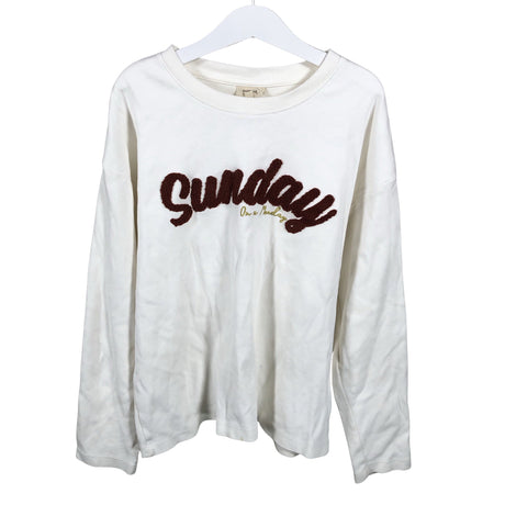 Unisex POMPdeLUX - Tricot shirt, size 146 - 152 - White ()