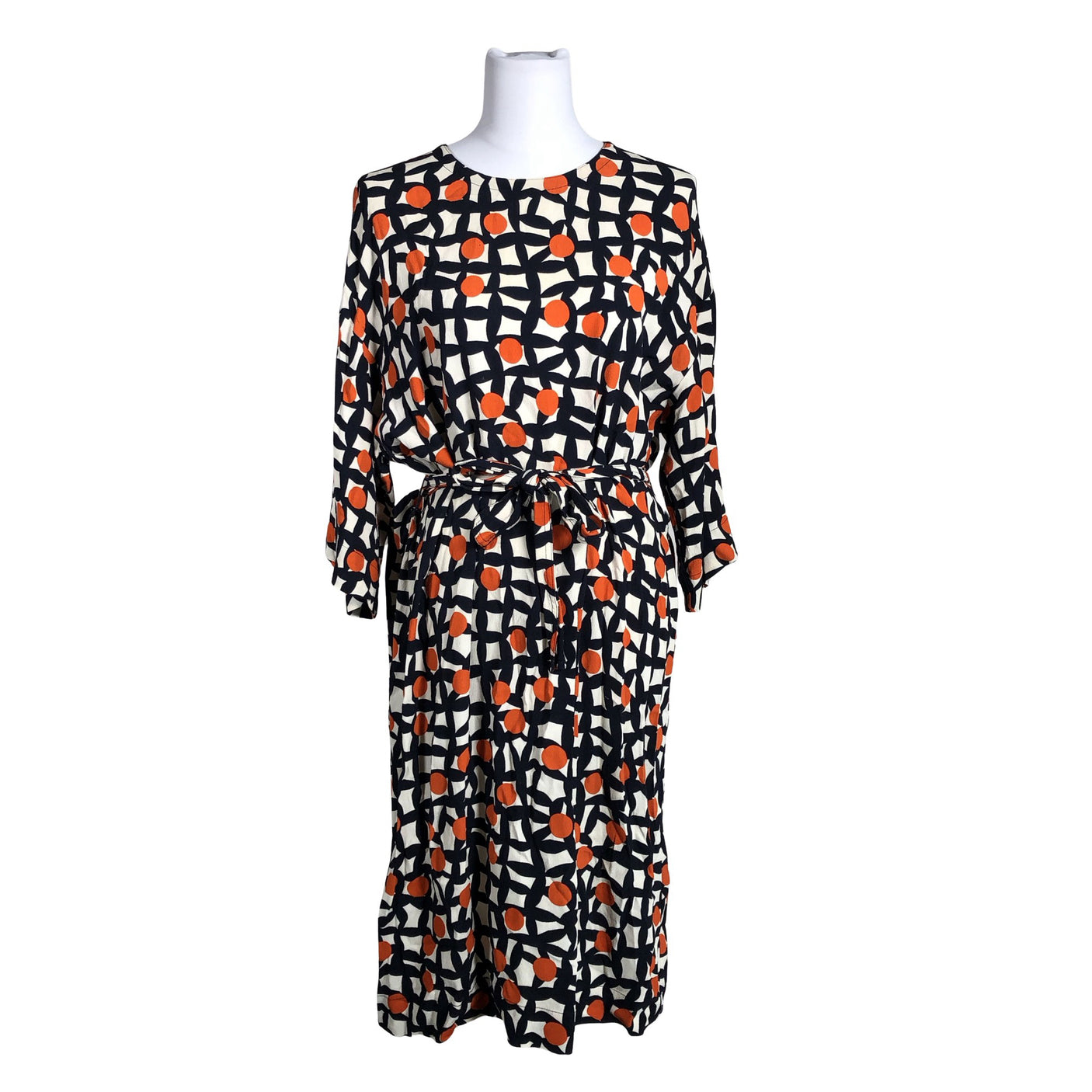 Unisex Marimekko - Schiffon dress, size 38 - Red (1)