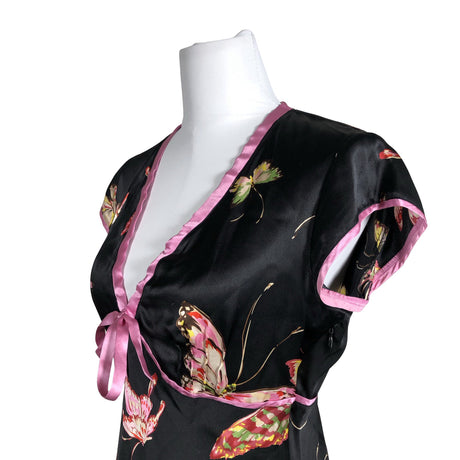 Unisex Gerard Darel - Schiffon dress, size 40 - Black (2)