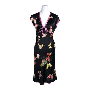 Unisex Gerard Darel - Schiffon dress, size 40 - Black (1)