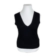 Unisex Fransa - Knit vest, size 38 - Black ()