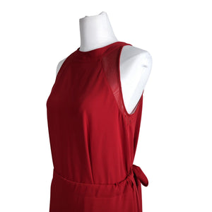 Unisex Marella - Schiffon dress, size 40 - Red (2)
