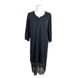 Unisex House of Lola - Tricot dress, size 40 - Black ()