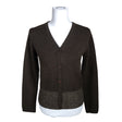 Unisex Part two - Cardigan, size 38 - Brown ()