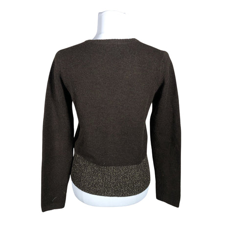 Unisex Part two - Cardigan, size 38 - Brown (2)