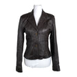 Unisex Flora Piel - Leather jacket, size 40 - Brown ()