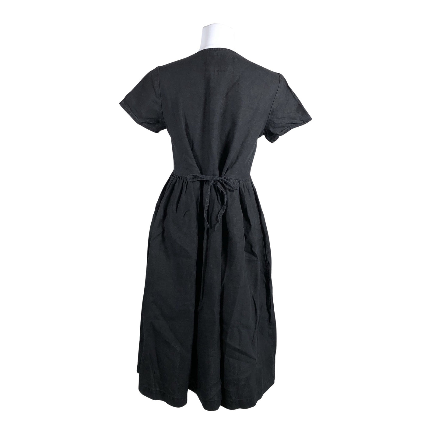 Unisex Not Perfect Linen - Dress, size 36 - Black (2)